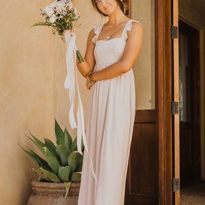 Show Me Your Mumu - June Maxi Dress (Dusty Blush Crisp) - Already Hemmed!